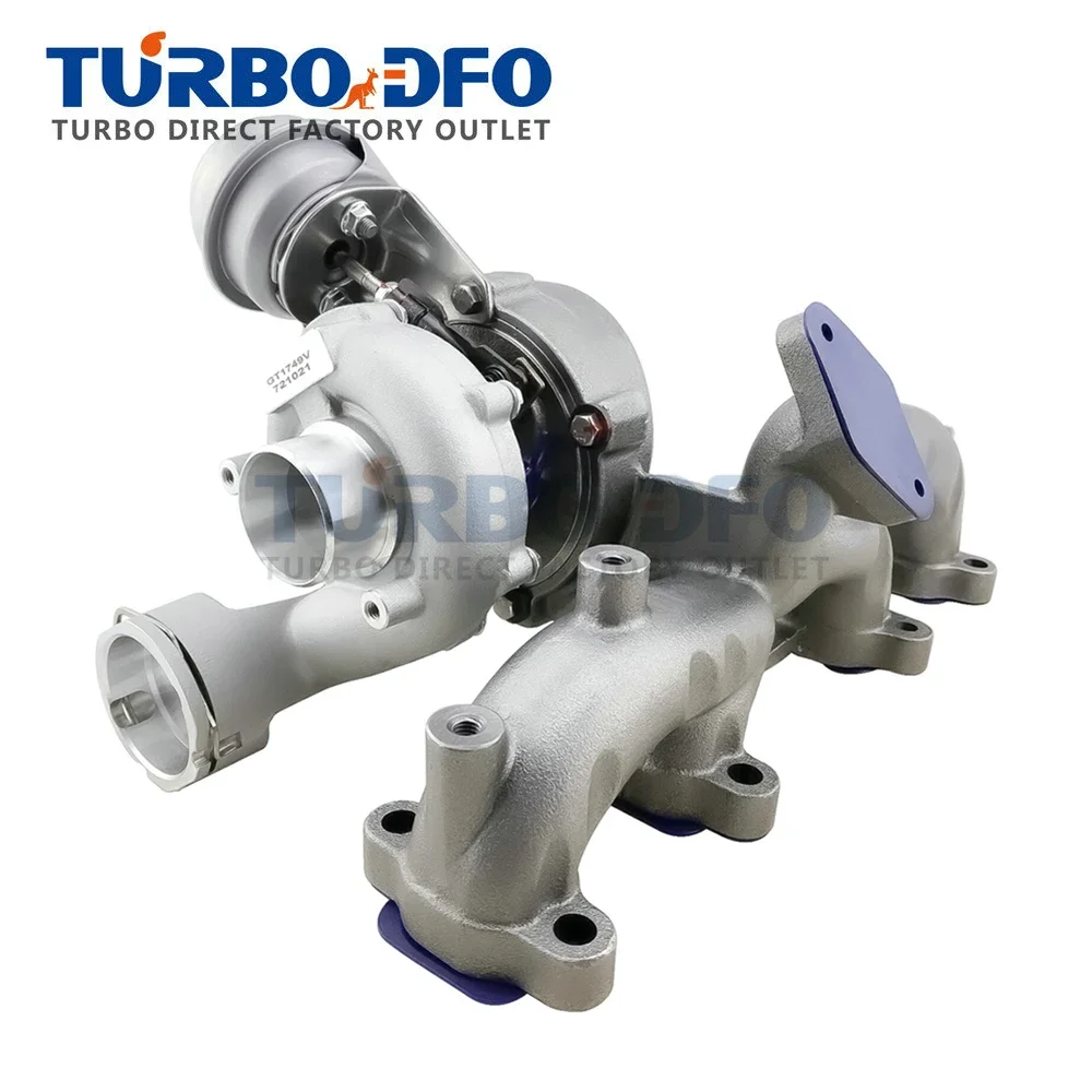 Полный турбокомпрессор MFS GT1749V для VW Bora/Golf IV 1.9 TDI 110 кВт 150 л.с. ARL 721021 -9006S 038253016 Полная