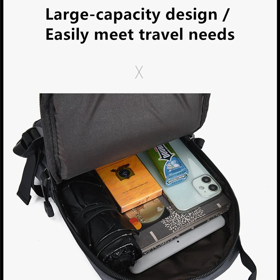 JEEP BULUO Oxford Men Chest Bags Fashion Sling Bag Crossbody Messenger Daily Pack Waterproof Short Trip Unisex Casual Hot parcel