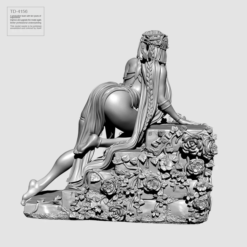 1/35 1/24 наборы моделей из смолы фигурка красоты бесцветная и самостоятельная