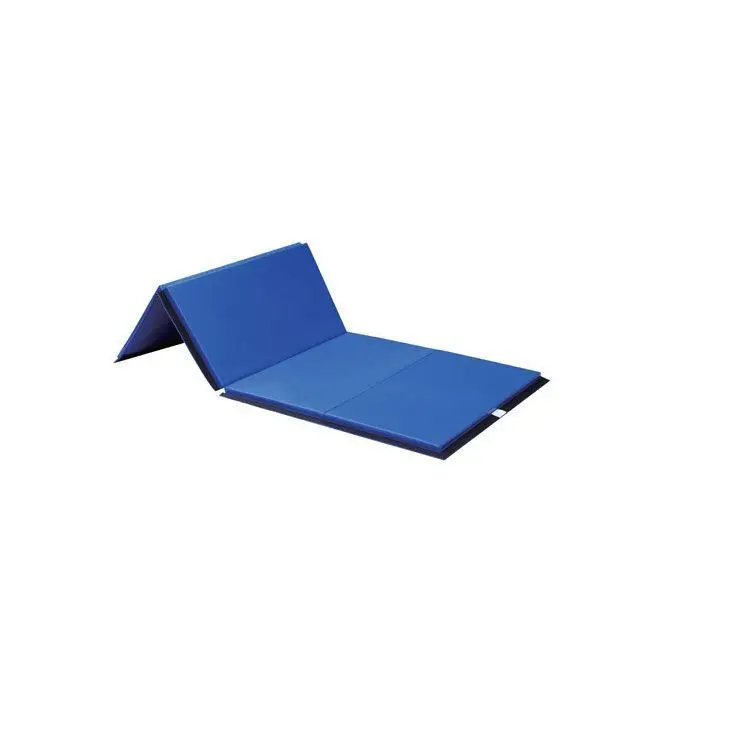 

High Quality Folding Gymnastic Mat Gym Exercise Yoga Mat Pad Blue