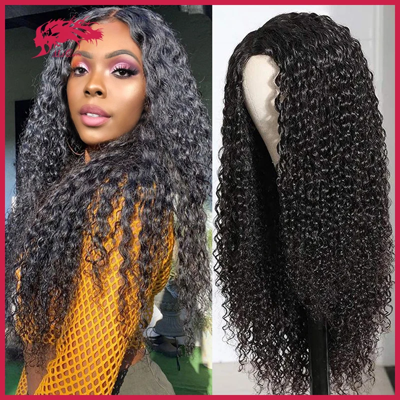Kinky Curly Frontal Wigs 13X4/13X6 Lace Front Human Hair Wigs For Women Brazilian Remy Hair 4x4 Lace Closure Wigs With Baby Hair