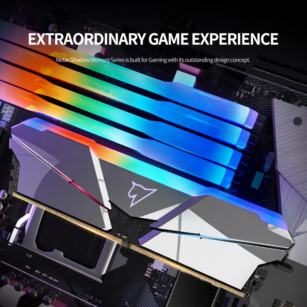 Оперативная память Netac DDR4 3600 МГц 3200 8GBx2 16GBx2 Память Ram RGB XMP2.0 модуль памяти для ПК Dimm