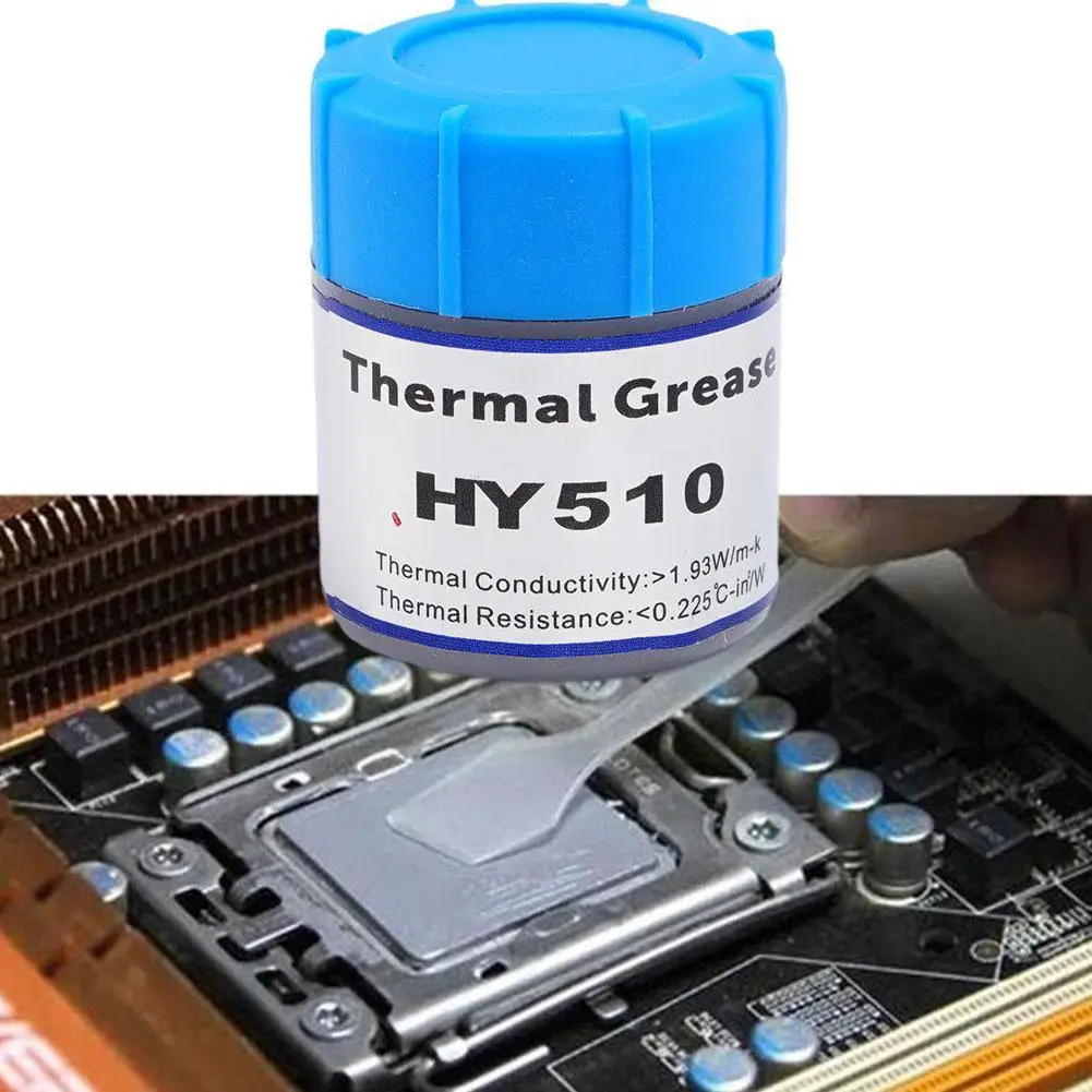 

1 шт., термопроводящая силиконовая смазка Hy510, 1,93 вт/м-к, Термопаста для ЦП 10 г/30 г, силиконовая паста для радиатора Hy510, радиатор-термотрансформатор K5j4