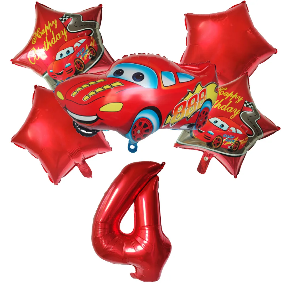 

Фольгированные шары Disney Молния Маккуин 6 шт