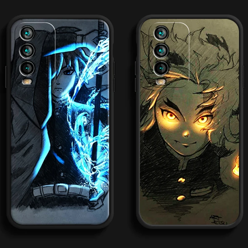 

Demon Slayer Anime Phone Cases For Xiaomi Redmi Note 10 10S 10 Pro POCO F3 GT X3 GT M3 Pro X3 NFC Coque Funda Back Cover