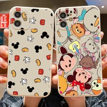 Disney Cute Mickey Mouse Phone Case For Funda iPhone 11 12 13 Pro 12 13 Mini X XR XS Max 6 6s 7 8 Plus Cases Cover Celular Coque