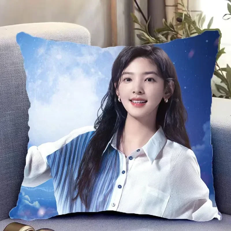 Leo Zhang Runan Luo Yunxi HD Двусторонняя Автомобильная Подушка С Принтом