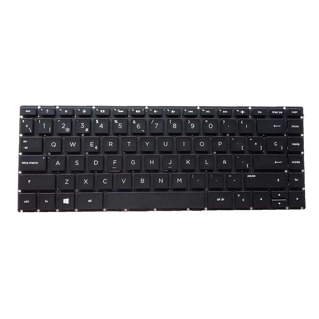 

Black Keyboards Backlight Home Office Fluent Typing Repair Parts Good Sensitivity Replacement for HP Pavilion 14-BS SP