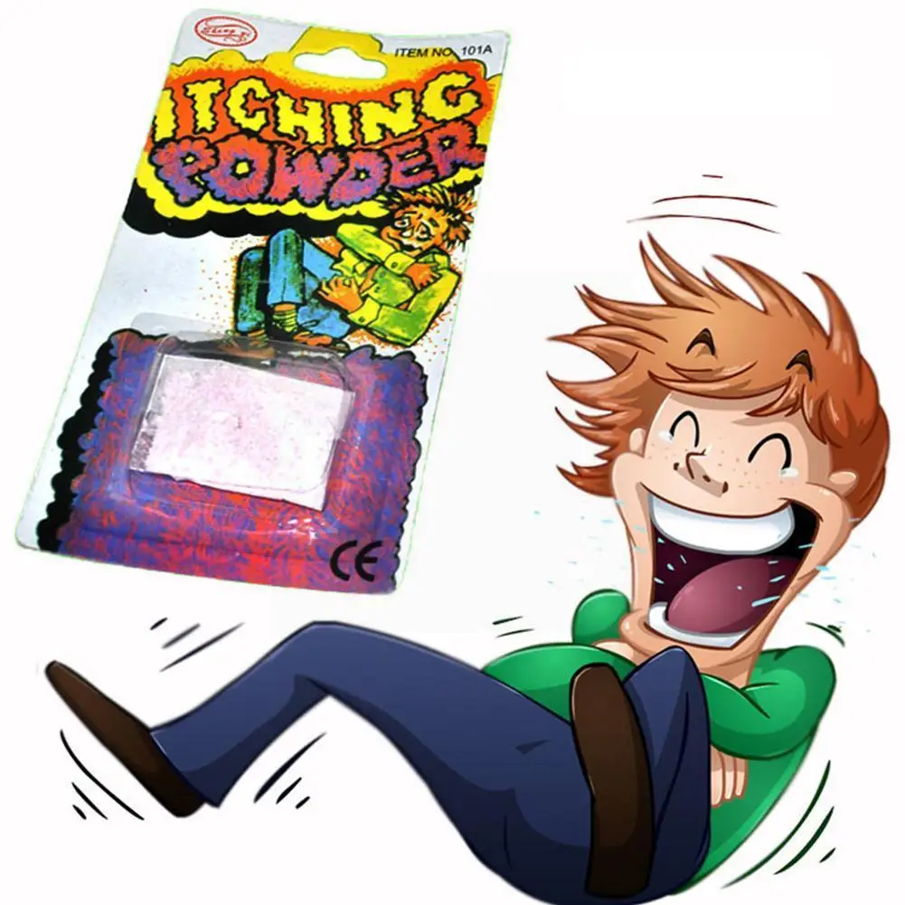 

1 шт. Апрельские игрушки, колючий порошок, игрушки для розыгрыша, шутки, новинка, колючий порошок F8s9