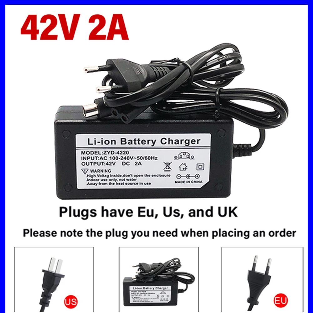 S Durable Electric Balancing Scooter Accessories Eu/us Plug Adapter Charger