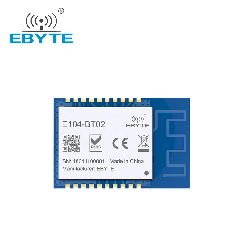 

DA14580 ZigBee BLE 4.2 Wireless UART to BLE Module 1mW 2.4GHz EBYTE E104-BT02 PCB Antenna Transceiver for Smart Home