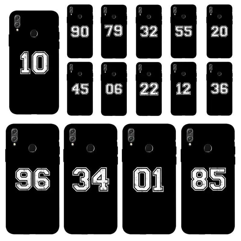 

MaiYaCa Custom Football Lucky number Phone Case for Huawei Honor 10 i 8X C 5A 20 9 10 30 lite pro Voew 10 20 V30