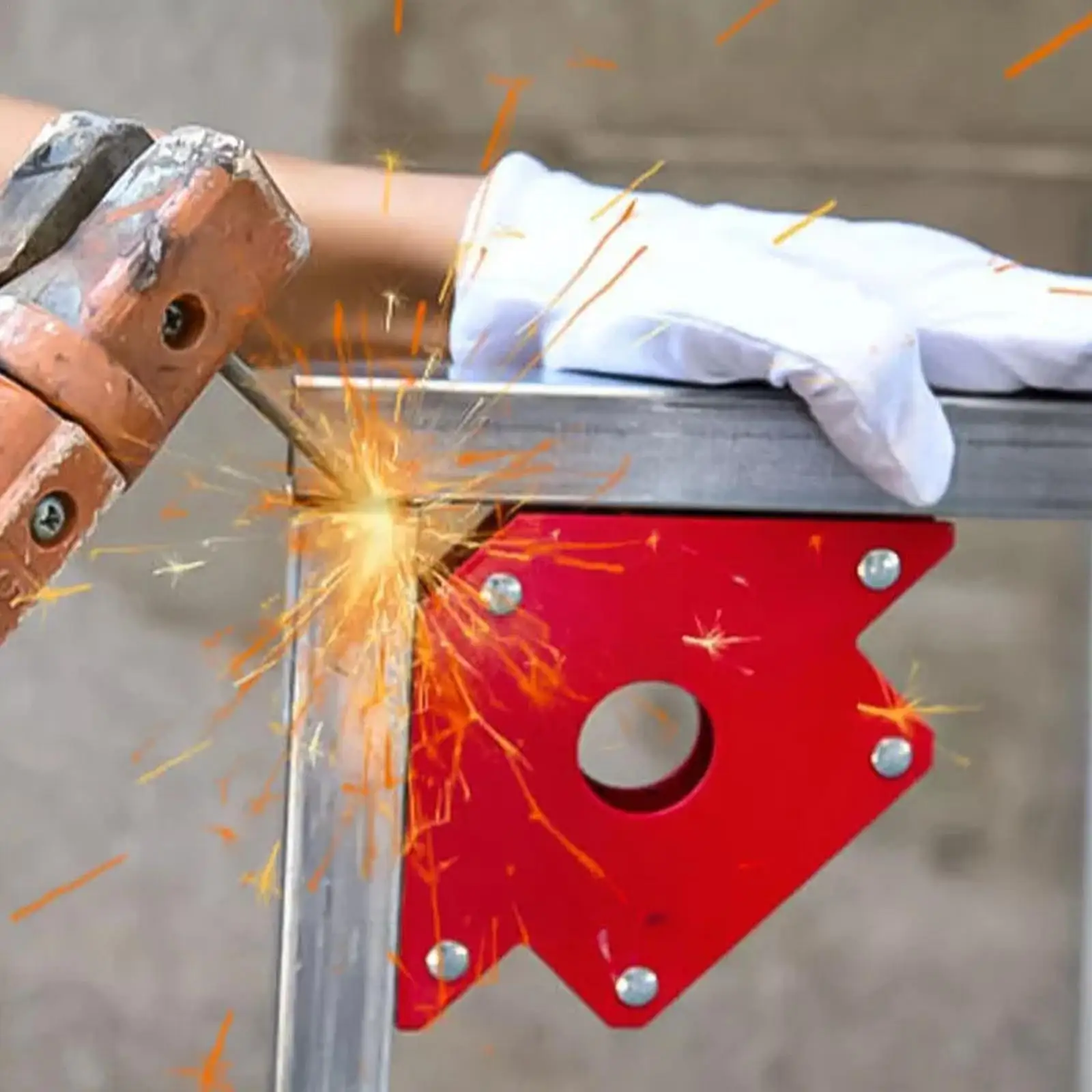 

Магнитный держатель для сварки U9o7, мощный магнит, 3 угла, позиционер силовой сварки, паяльный инструмент, локатор, 75 фунтов