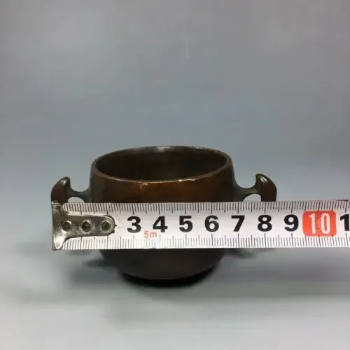 85 мм сбор китайских бронзовых курильниц Unitas/две рыбы маленькая курильница