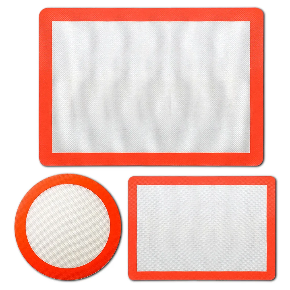 

3 шт., силиконовые коврики для выпечки тортов, печенья