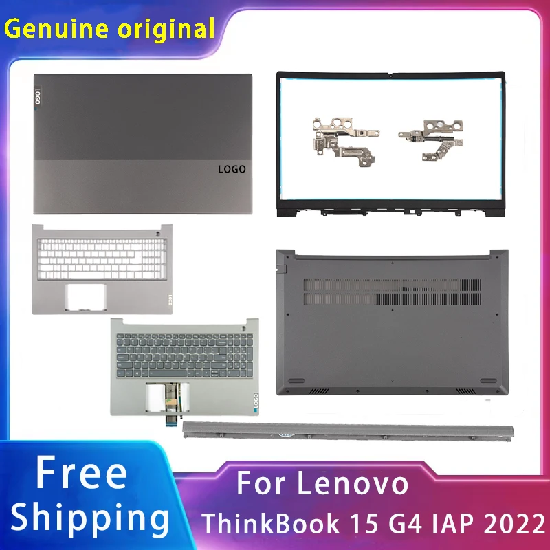 

Новинка для Lenovo ThinkBook 15 G4 IAP 2022; Сменные аксессуары для ноутбука, задняя крышка ЖК-дисплея/Упор для рук/нижняя часть/клавиатура/петли с логотипом