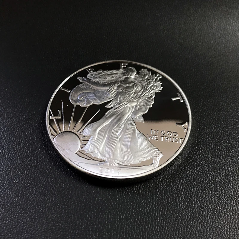 

2011-2022 United Statue of Liberty Challenge Coin 1 oz Fine Silver/Gold Collectibles America Coins New Year Gift Fine Collection