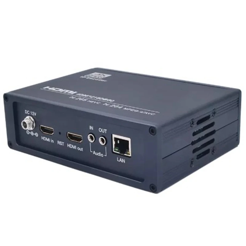 

Broadcasting Streaming Equipment UHD 4K 60fps H265 HD Over IP Video Encoder Support HDR10