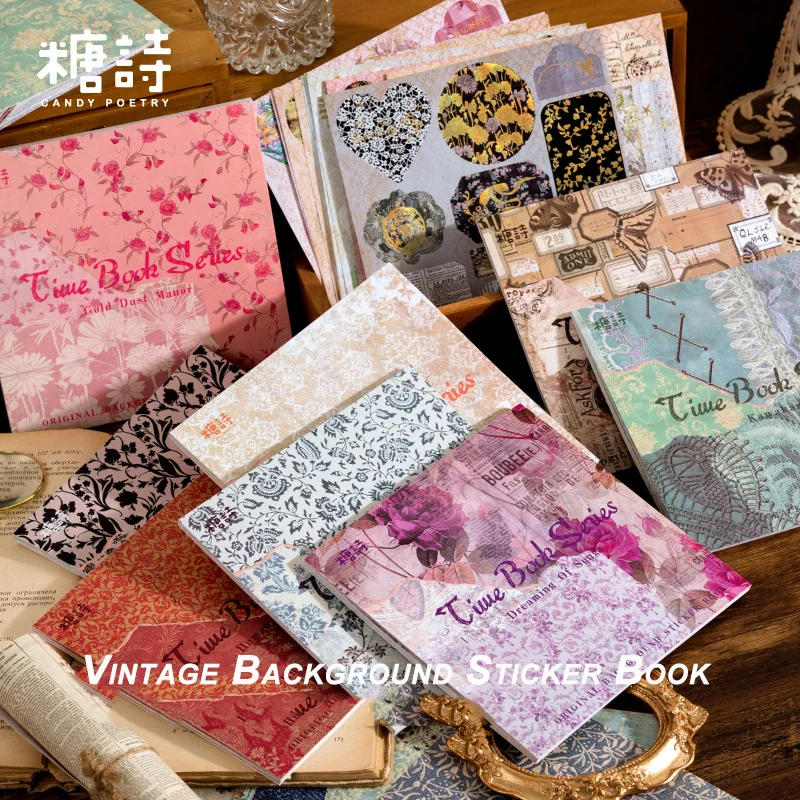 Наклейки для скрапбукинга в стиле ретро свежий фон творчества коллажа 20 шт.