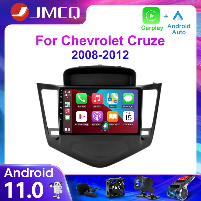 Автомобильная стереомагнитола JMCQ 2Din 4G Android 11 мультимедийный видеоплеер для Chevrolet
