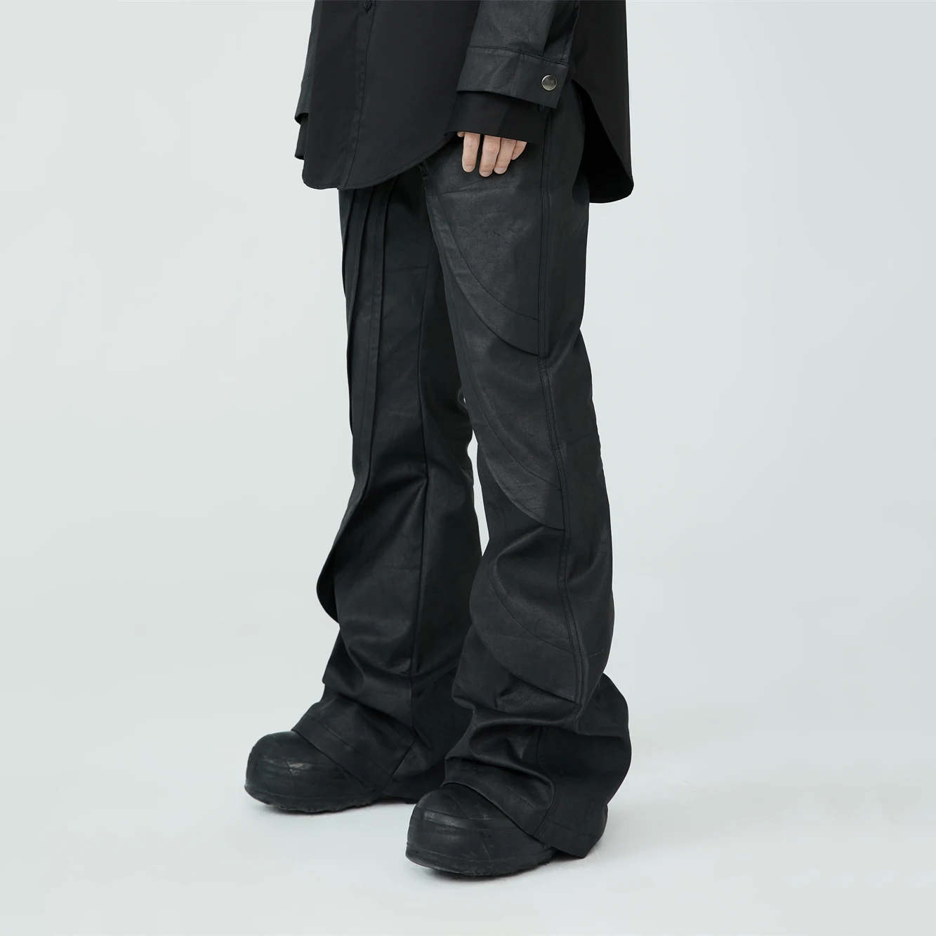 HKSH Весенние новые мужские панк джинсы шикарное покрытие тонкие универсальные