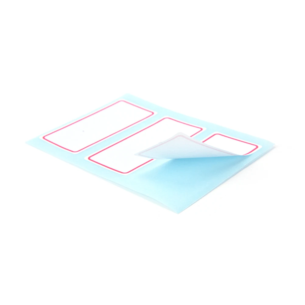 

12sheets self adhesive label Blank note label Bar sticky writable name stickers Notebook
