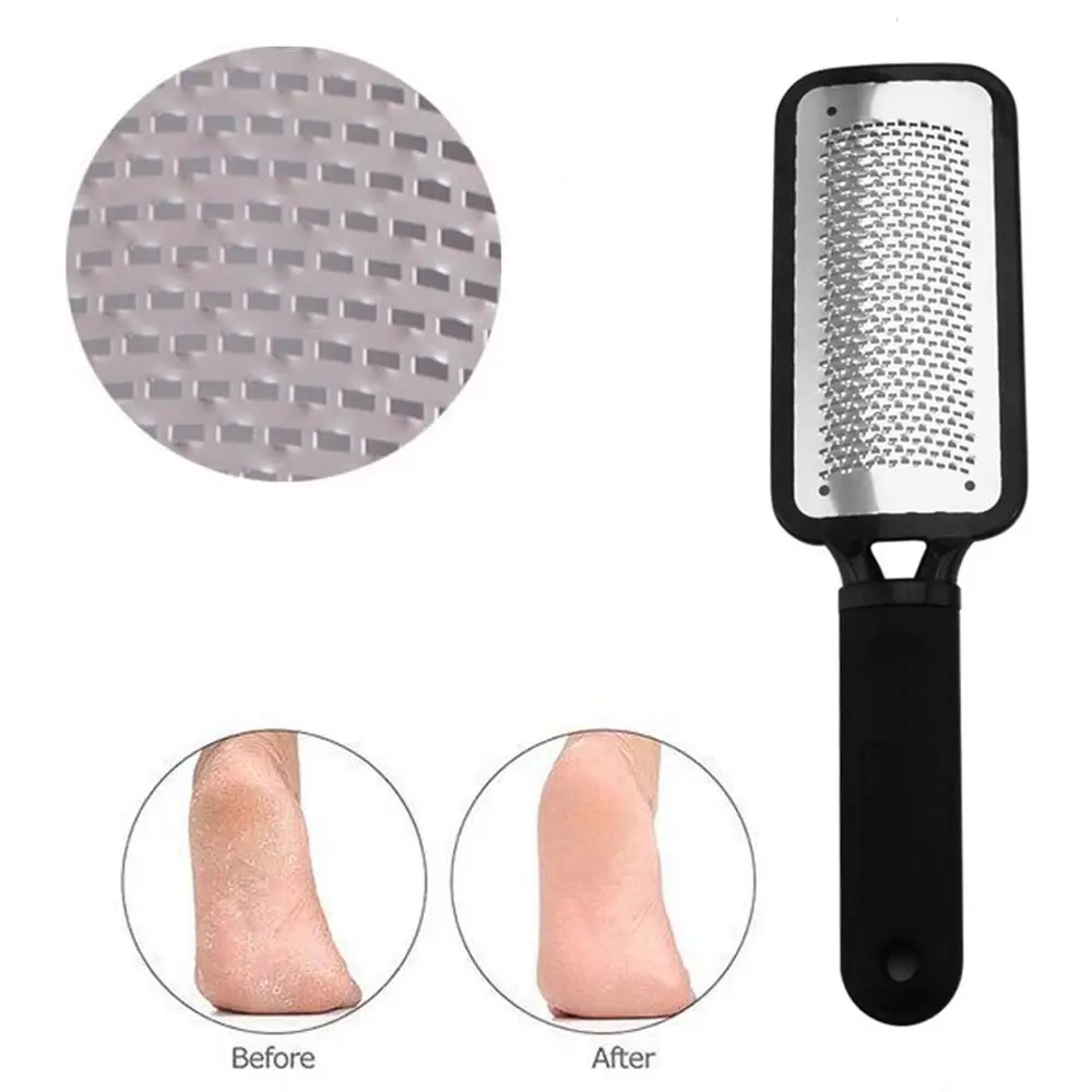 

Hot Large Foot File Callus Remover Foot Rasp Foot Scrubber Stainless Steel Foot Grater Heel Exfoliating Foot Care Pedicure Tools