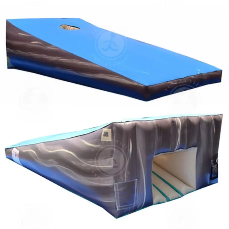 Новый дизайн гигантские надувные доски Cornhole игры с кукурузными отверстиями