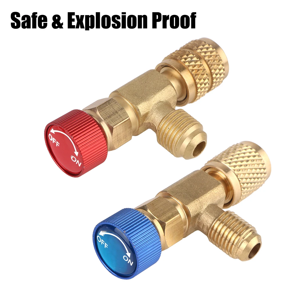 Клапан Переменного Тока R22 R410 1/4 Дюйма Для Кондиционера Охлаждения Ремонта