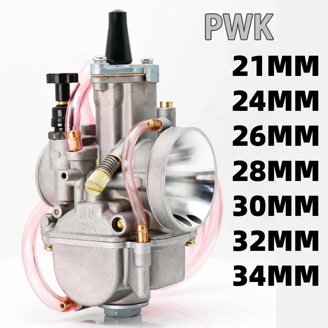 

Universal PWK 21 24 26 28 30 32 34 2T 4T Motorcycle Carburetor With Power Jet For 50cc-350cc For Yamaha Mikuni Koso ATV Suzuki