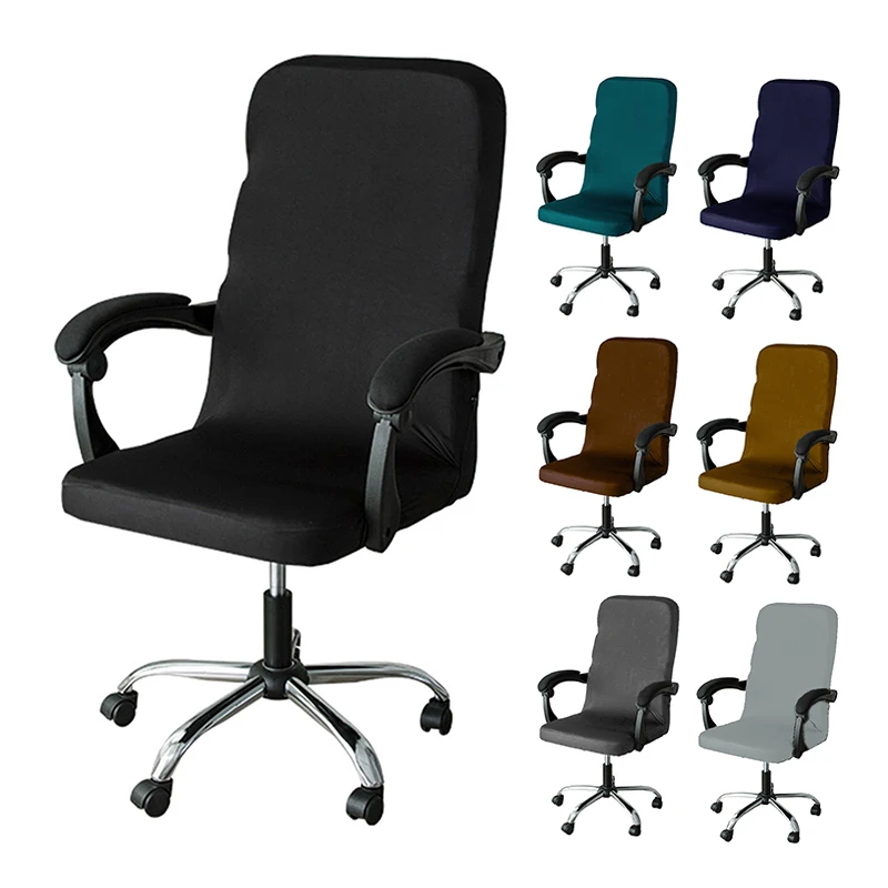

Elastic Office Chair Cover Computer Chair Slipcover Stretch Rotatable Armchair Seat Case Protector Home Decor Housse De Chaise
