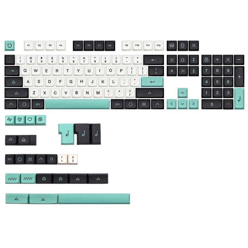 

Пользовательский Keycap PBT стандартный краситель сублимационный процесс Keycap 129 клавиш XDA профиль для механической клавиатуры DZ60 RK61 64 GK61