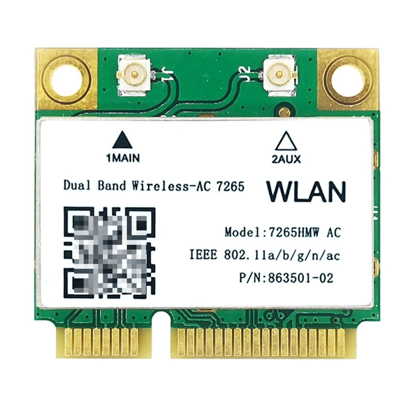 

8265 8265HMW Dual Band 2,4 + 5G 876 Мбит/с 802.11a/b/g/n/ac WiFi BT 4.2 Wireless-AC Half Mini PCI-E Card для Asus Acer