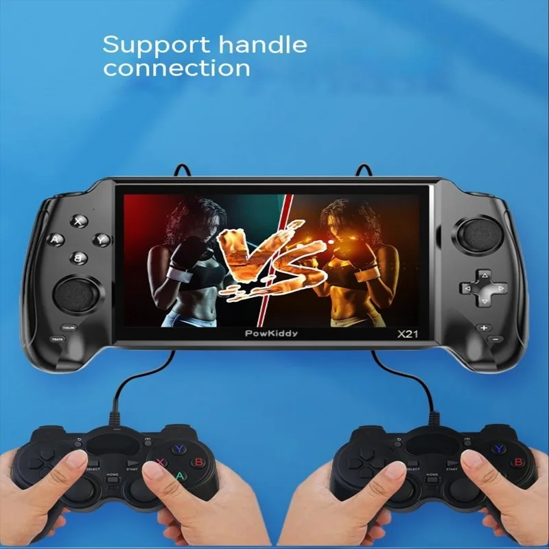 

2023 new 7.0 Inch HD Screen Music Player POWKIDDY X20 original Portable Retro Handheld Video Game Console Bulit-in 3000 Game