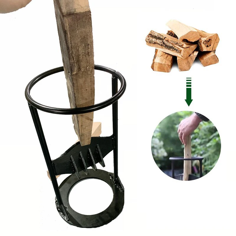 

Firewood Distributor - Manual Firewood Distributor Wedge Hatchet - Handmade Cast Iron Kindling Firewood Splitter