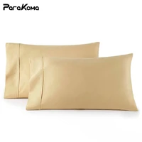 2pcs king size pillow cases soft pillowcase covers machine washable protectors body pillow cover microfiber brushed queen