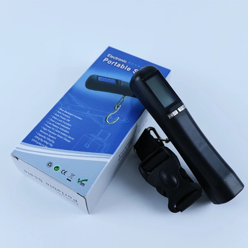 Портативные 40 кг 10 г безмен подвесные весы для чемодана дорожная сумка вес Прямая