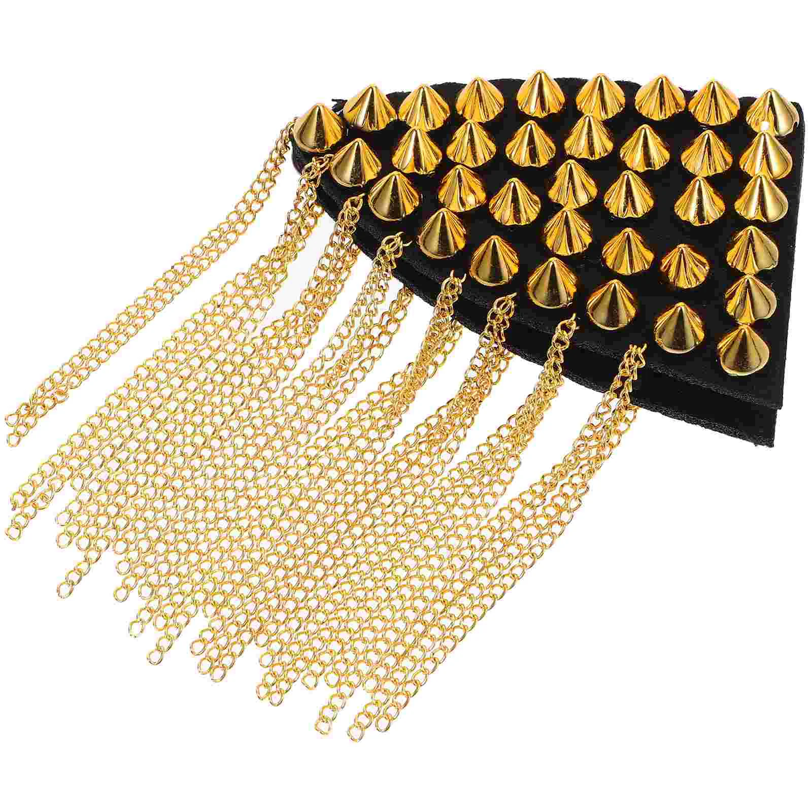 Заклепки эполеты погоны на плечо ювелирные изделия кисточка DIY костюмы значок