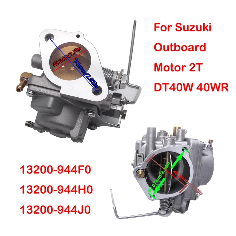 Подвесной карбюратор 13200-944J0-000/13200-944H0 для подвесного мотора Suzuki 2T DT40W 40WR