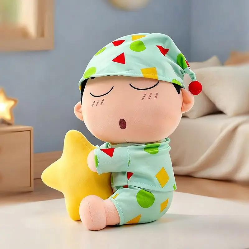 Фото Новая пижама Star, кукла Crayola Xiaoxin, плюшевая игрушка Белый кролик, милый подарок на день рождения №5
