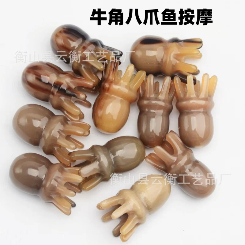 Оптовая продажа с завода расческа-гребень для массажа осьминога белый череп яка