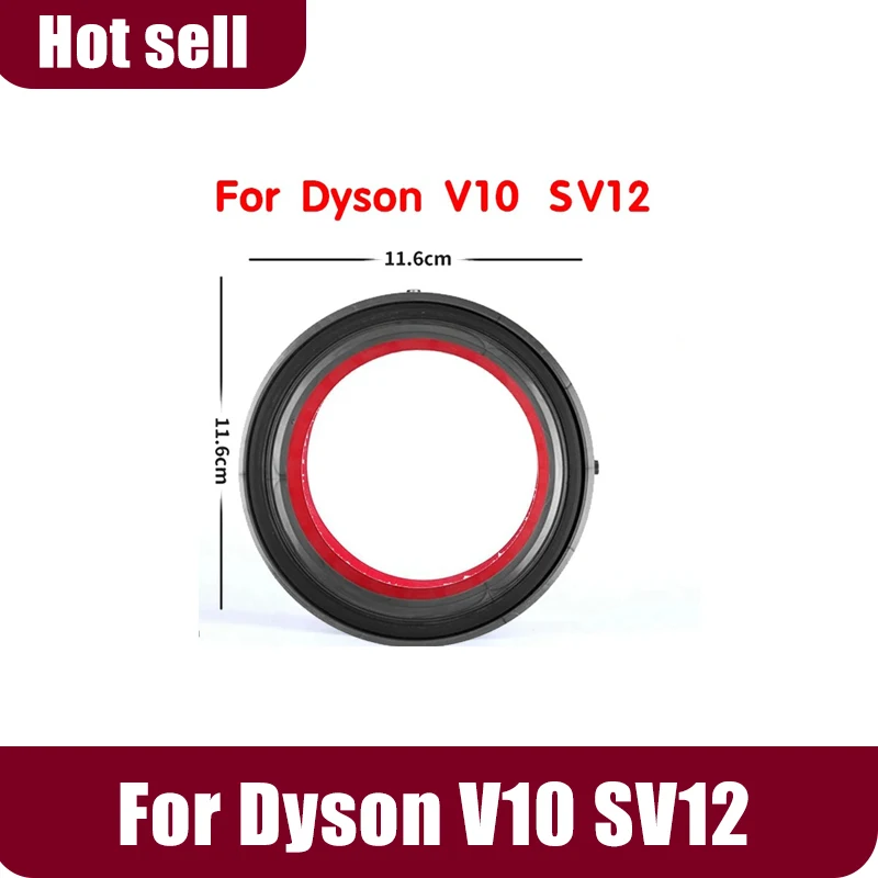 

Пылесборник для Dyson V10 SV12, детали для пылесоса, крышка основания пылесборника, верхняя часть фиксированного уплотнительного кольца, аксессуары