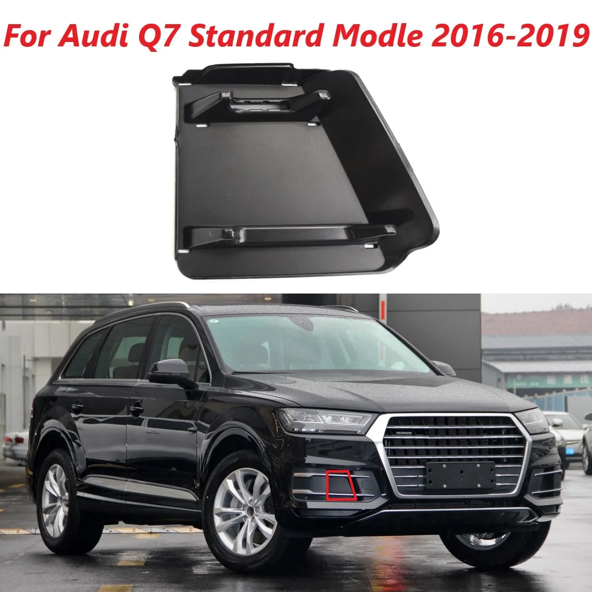 

Левый Правый передний бампер, противотуманная фара для гриля, противотуманная фара, подкладка для радиатора для Audi Q7 2016-2019 4M0807151 4M0807152