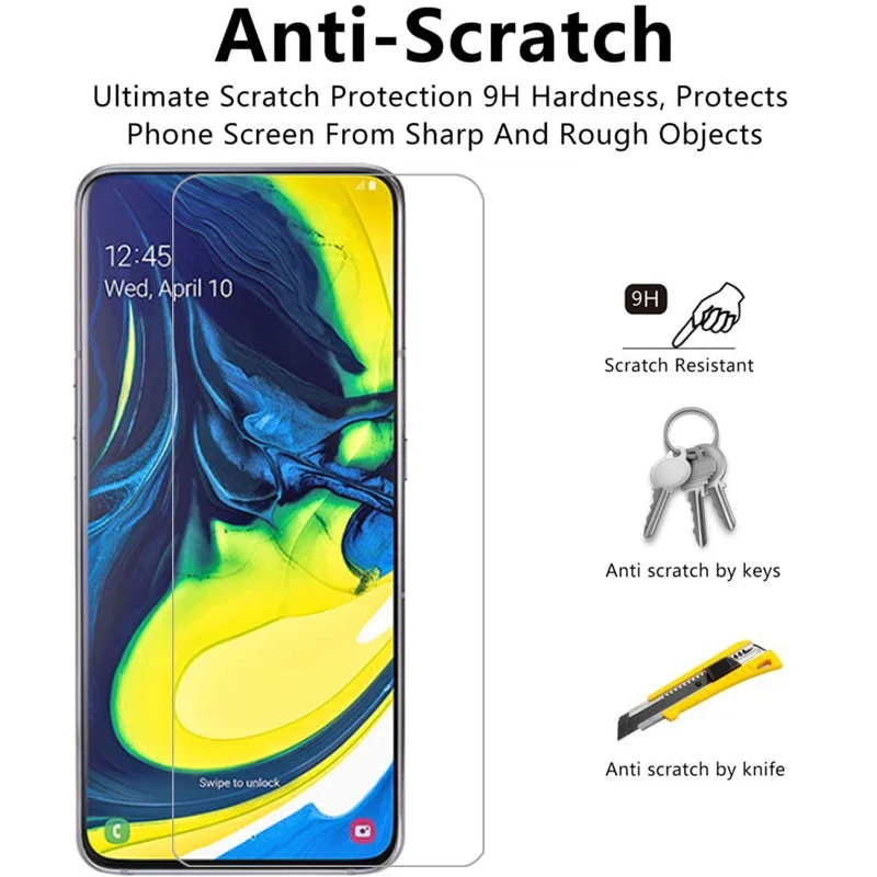 Защитное закаленное стекло для samsung a80 защитная пленка экрана на Galaxy a 80 80a 6 7 samsun