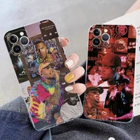 chris brown phone case for iphone 11 12 13 14 mini pro max xr x xs tpu clear case for 8 7 6 plus se 2020