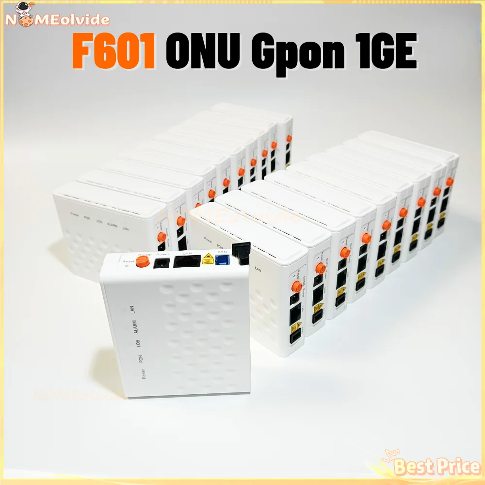 

F601 Version 6.0 GPON Terminal ONU Modem ONT Optical Terminal 1GE Port V6.0 Second-hand F601 FTTH 1GE Port Fiber Modem no power