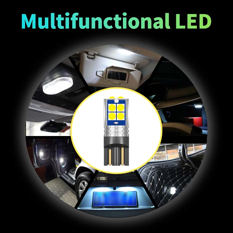 

10 шт., автомобильные габаритные огни, 6000 К, 10 лм, лм, 12 В, 24 В