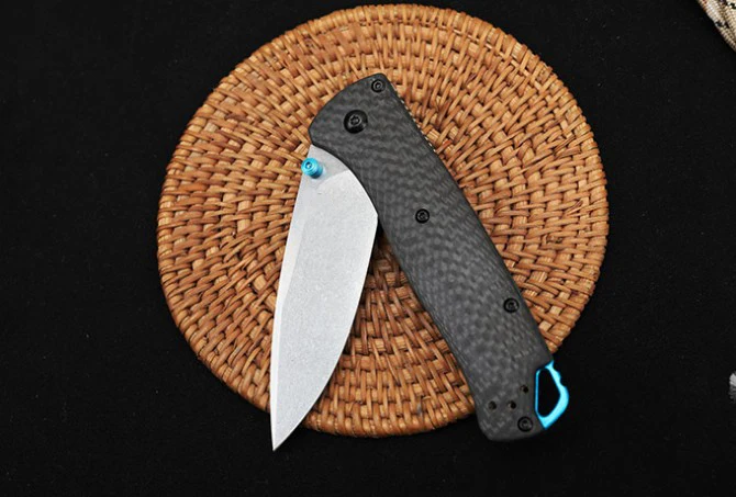 

High Quality BM 535 Tactical Folding Knife Carbon Fiber Handle Outdoor Safety-defend Pocket Military Knives EDC-BY23