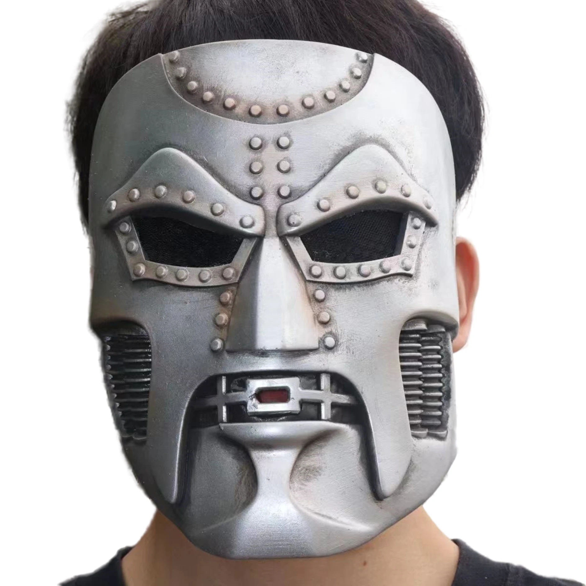 Маска Dr Doom Supervillain Victor von шлем маска на Хэллоуин латексный фантастический костюм