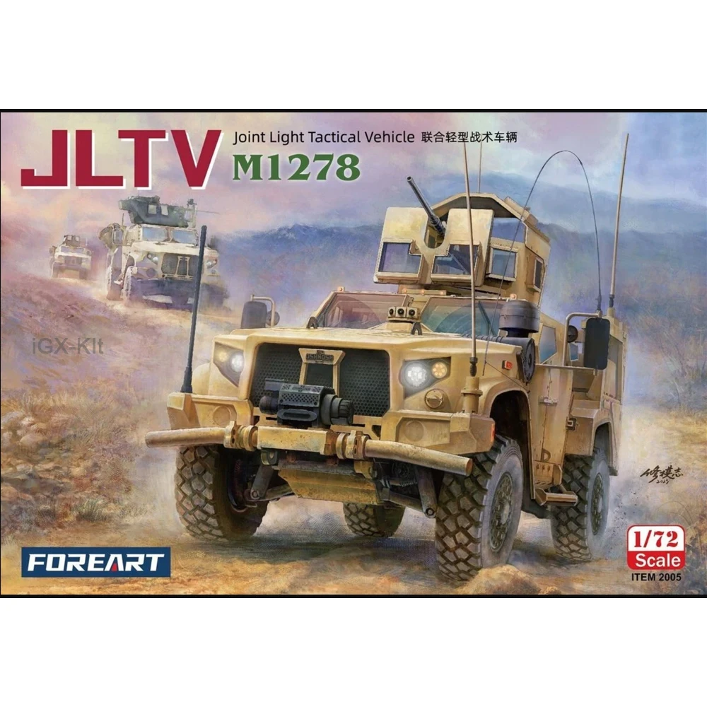 FOREART 2005 Масштабная модель 172: Американский легкий тактический автомобиль M1278, пластиковый сборный конструктор для хобби (art.: 3920cded0063e) - 3920cded0063e